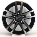 14x5.5" VW 425 Style Alloy Wheels — Black Machined Face — OEM Style for Volkswagen | OMI Wheels UK Ireland