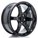 19x8.5 inch JR Wheels SL-03 alloy wheels 5x112 Black flow formed — OMI Wheels