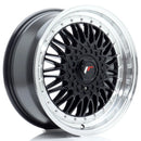 17x75" JR Wheels JR9 Alloy Wheels 5x112 ET35 Black — Per Wheel