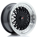 17x85" JR Wheels JR9 Alloy Wheels 4x100 ET20 Black — Per Wheel