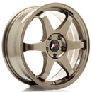 17x7" JR Wheels JR3 Alloy Wheels 4x114.3 ET40 Bronze — Per Wheel