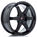 18x8 inch JR Wheels JR3 alloy wheels 5x114.3 Black cast — OMI Wheels