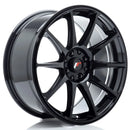 18x85" JR Wheels JR11 Alloy Wheels 4x108 ET30 Black — Per Wheel