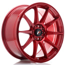 18x85" JR Wheels JR11 Alloy Wheels 5x112 ET40 Red — Per Wheel
