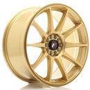 18x85" JR Wheels JR11 Alloy Wheels 5x100 ET35 Gold — Per Wheel