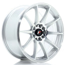 18x85" JR Wheels JR11 Alloy Wheels 5x100 ET35 Silver — Per Wheel