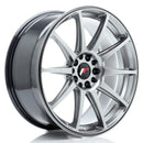 19x85" JR Wheels JR11 Alloy Wheels 5x112 ET42 Hyper Black — Per Wheel