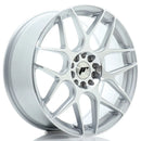 18x75" JR Wheels JR18 [Flow Formed] Alloy Wheels 5x100 ET35 Silver — Per Wheel