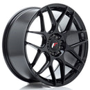 18x8.5 inch JR Wheels JR18 alloy wheels 5x100 Black flow formed — OMI Wheels
