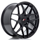 18x8.5 inch JR Wheels JR18 alloy wheels 5x114.3 Black flow formed — OMI Wheels