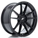 18x8.5 inch JR Wheels JR21 alloy wheels 5x100 Black flow formed — OMI Wheels