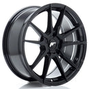 18x8.5 inch JR Wheels JR21 alloy wheels 5x112 Black flow formed — OMI Wheels