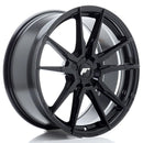 19x8.5 inch JR Wheels JR21 alloy wheels 5x112 Black flow formed — OMI Wheels