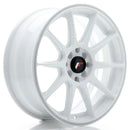17x7" JR Wheels JR11 Alloy Wheels 5x112 ET35 White — Per Wheel