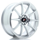 18x75" JR Wheels JR11 Alloy Wheels 5x100 ET35 Silver — Per Wheel