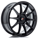 18x7.5 inch JR Wheels JR11 alloy wheels 5x114.3 Black cast — OMI Wheels