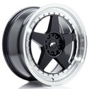 18x8.5 inch JR Wheels JR6 alloy wheels 5x114.3 Black flow formed — OMI Wheels