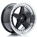 18x9.5 inch JR Wheels JR6 alloy wheels 5x114.3 Black flow formed — OMI Wheels
