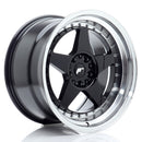 18x10.5 inch JR Wheels JR6 alloy wheels 5x114.3 Black flow formed — OMI Wheels
