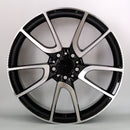 20x9.5" Mercedes AMG V-Spoke Style Single Replacement Alloy Wheel — Black Machined Face — OEM Style for Multiple | OMI Wheels UK Ireland