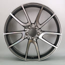20x9.5" Mercedes AMG V-Spoke Style Single Replacement Alloy Wheel — Gunmetal Machined Face — OEM Style for Multiple | OMI Wheels UK Ireland