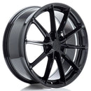 20x85" JR Wheels JR37 Alloy Wheels 5x112 ET25 Black — Per Wheel