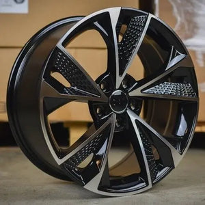 21x9.5" 2020 RS7 Style Alloy Wheels Black Machined - Shop Now | OMI Wheels