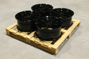 19x85" JR Wheels Complete Sets Alloy Wheels 5x112 ET35 Black — Per Wheel