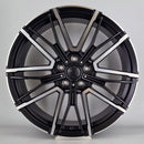20x9.5" Style 472 Single Replacement Alloy Wheel — Satin Black Machined Face — OEM Style for Multiple | OMI Wheels UK Ireland