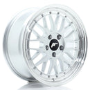 17x75" JR Wheels JR23 [Flow Formed] Alloy Wheels 5x112 ET40 Silver — Per Wheel