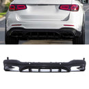Rear Quad Exit Diffuser Gloss Black - Mercedes GLC AMG X253 16-19