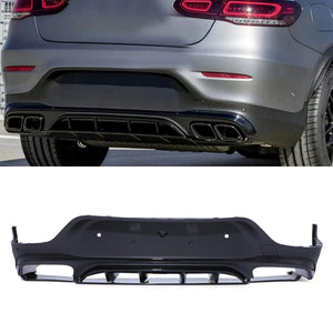 Rear Diffuser Gloss Black - Mercedes GLC AMG C253 16-19