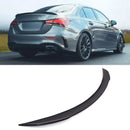 Rear Boot Spoiler Lip Gloss Black – Mercedes A Class W177 Sedan 2018+ OMI ALLOY WHEELS