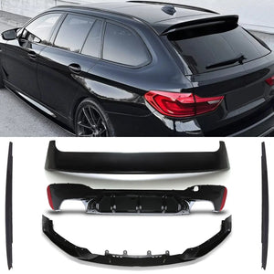 BMW 5 Series G31 Touring 2018-2020 - Gloss Black Aero Kit