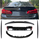 BMW 5 Series G30 Saloon 2018-2020 - Gloss Black Aero Kit OMI ALLOY WHEELS