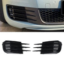 Front Fog Vent Cover Pair Gloss Black - VW Golf MK6 GTI / GTD 08-12