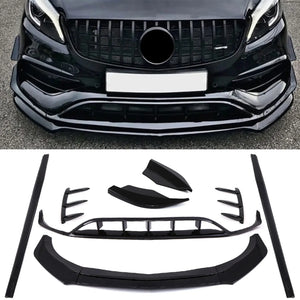 Aero Kit Gloss Black - Mercedes A Class A45 AMG & AMG Line 2015-2018
