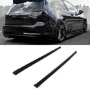 Gloss Black Side Skirts - VW Golf MK7 MK7.5 R Line 13-20