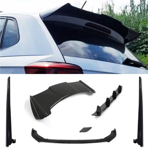 Aero Body Kit Gloss Black - VW Polo MK6 AW GTI & R-Line 2018+