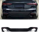RS5 Style Rear Diffuser Gloss Black - Audi A5 B10 2021+