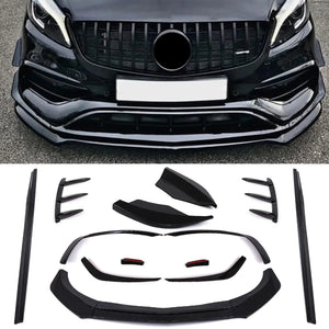Aero Kit Gloss Black - Mercedes A Class A45 AMG & AMG Line 2013-2015