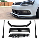 Oettinger Style Aero Body Kit Gloss Black - VW Polo MK5 6C 14-18 OMI ALLOY WHEELS