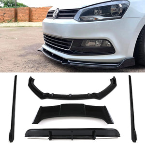 Aero Kit Gloss Black With Batman Wing - VW Polo MK5 6C 2014-2018
