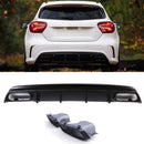 Rear Diffuser & Quad Exhaust Tips - Mercedes A Class A45 AMG W176 13-18