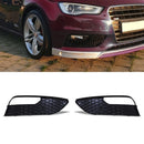 Front RS3 Style Fog Light Surrounds Gloss Black – Audi A3 8V 13-16 OMI ALLOY WHEELS