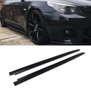 M Performance Style Side Skirts Gloss Black - BMW 5 Series E60 E61 Pre-LCI 03-07