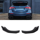 AMG Style Rear Bumper Spats Gloss Black – Mercedes A Class W177 2018+