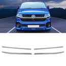 Chrome Long & Short Upper Grille Trim Kit - VW Transporter T6.1 19-24