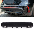 Rear Quad Exit Style Diffuser Gloss Black - Mercedes GLA45 X156 13-18