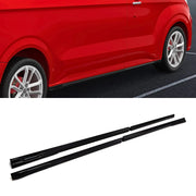 Side Skirts Gloss Black - Ford Transit Custom MK2 LWB 2024+